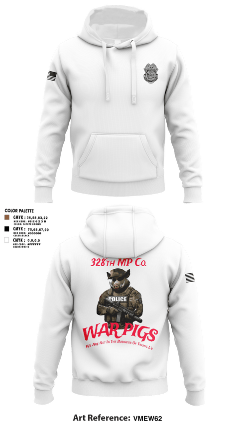 Hoodie, 328th MP Co., , Teamtime, Team time, sublimation, custom sports apparel, team uniforms, spirit wear, spiritwear, sports uniforms, custom shirts, team store, custom team store, fundraiser sports, apparel fundraiser