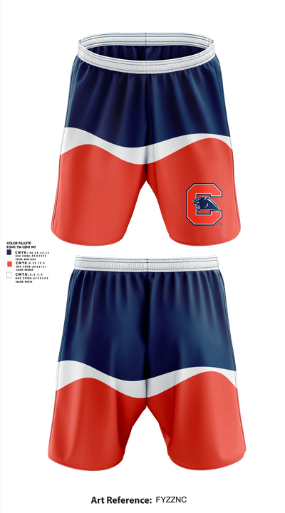 Chapman High School Track and Field 15765021 Athletic Shorts With Pockets - 2