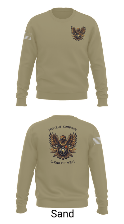 Foxtrot Company, 832nd OD BN 51500889 Crew Neck Sweatshirt - 85