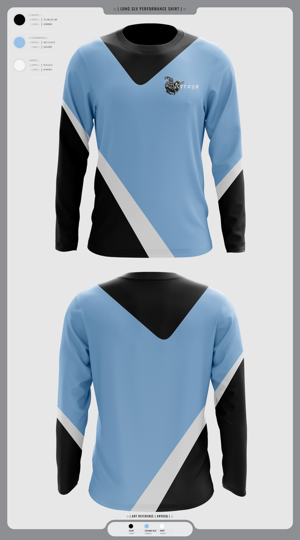 Long Sleeve Performance Shirt, Arroyo Knights Softball, Softball, Teamtime, Team time, sublimation, custom sports apparel, team uniforms, spirit wear, spiritwear, sports uniforms, custom shirts, team store, custom team store, fundraiser sports, apparel fundraiser