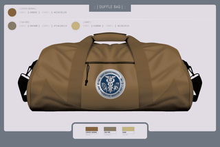 Duffle Bag, PREVENTATIVE MEDICINE, , Teamtime, Team time, sublimation, custom sports apparel, team uniforms, spirit wear, spiritwear, sports uniforms, custom shirts, team store, custom team store, fundraiser sports, apparel fundraiser