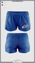 Cleveland Blue Raiders 65341867 Women's Shorts - 1