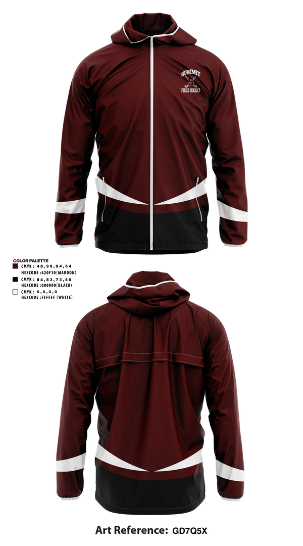 Windbreaker, Rockwood Summit Falcons Field Hockey, Field Hockey, Teamtime, Team time, sublimation, custom sports apparel, team uniforms, spirit wear, spiritwear, sports uniforms, custom shirts, team store, custom team store, fundraiser sports, apparel fundraiser