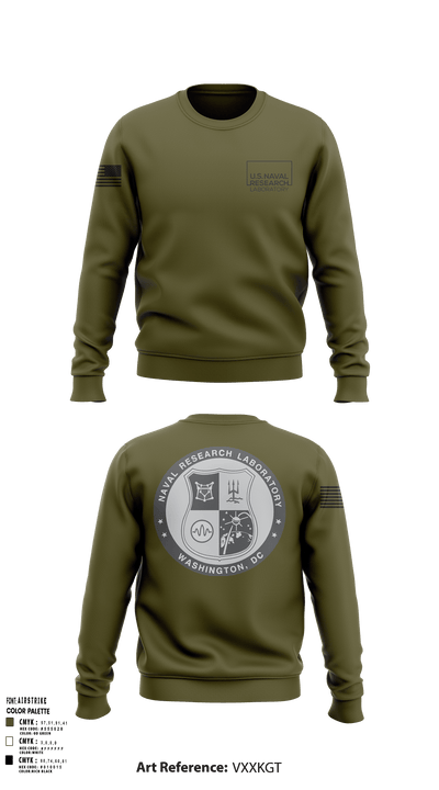 Naval Research Lab 68705363 Crew Neck Sweatshirt - 108