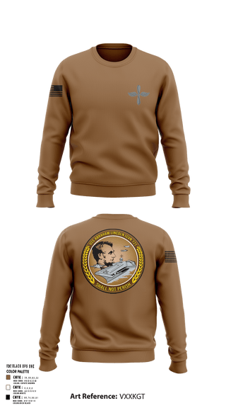 Crew Neck Sweatshirt, CVN 72 Abraham Lincoln, , Teamtime, Team time, sublimation, custom sports apparel, team uniforms, spirit wear, spiritwear, sports uniforms, custom shirts, team store, custom team store, fundraiser sports, apparel fundraiser