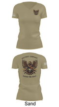 Foxtrot Company, 832nd OD BN 51500889 Women's Short Sleeve V-neck Shirt - 88