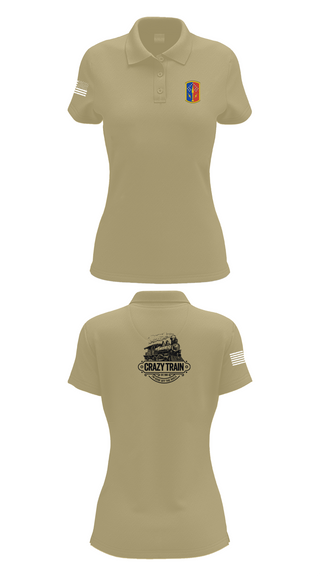Womens Short Sleeve Performance Polo, 2-174 ADA, Army, Teamtime, Team time, sublimation, custom sports apparel, team uniforms, spirit wear, spiritwear, sports uniforms, custom shirts, team store, custom team store, fundraiser sports, apparel fundraiser