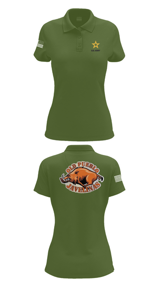 Womens Short Sleeve Performance Polo, Old Pueblo, , Teamtime, Team time, sublimation, custom sports apparel, team uniforms, spirit wear, spiritwear, sports uniforms, custom shirts, team store, custom team store, fundraiser sports, apparel fundraiser