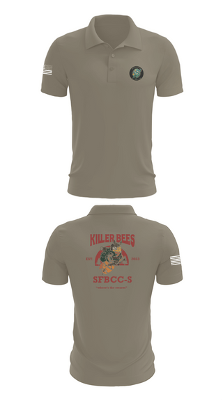 Short Sleeve Performance Polo, 1SFG(A), 3rd BN, BSC, , Teamtime, Team time, sublimation, custom sports apparel, team uniforms, spirit wear, spiritwear, sports uniforms, custom shirts, team store, custom team store, fundraiser sports, apparel fundraiser