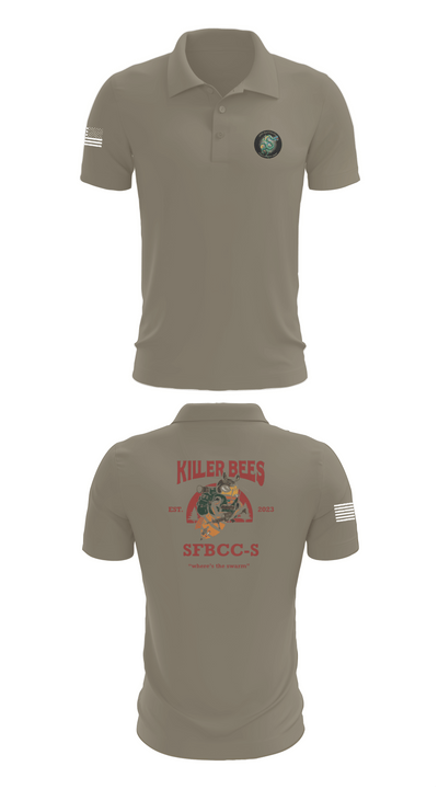 1SFG(A), 3rd BN, BSC 1945772 Short Sleeve Performance Polo - 67