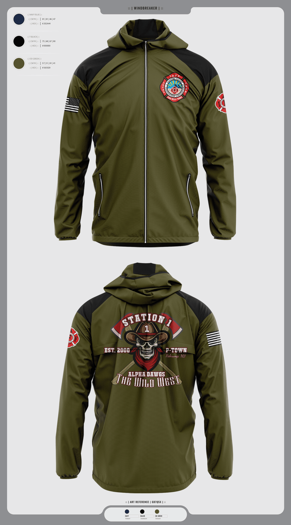 Windbreaker, PVFR, Fire Department, Teamtime, Team time, sublimation, custom sports apparel, team uniforms, spirit wear, spiritwear, sports uniforms, custom shirts, team store, custom team store, fundraiser sports, apparel fundraiser