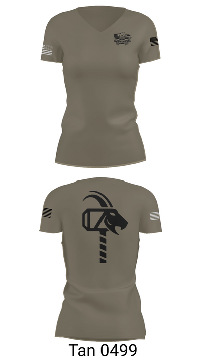 900th QM 2040275 Women's Short Sleeve V-neck Shirt - 65