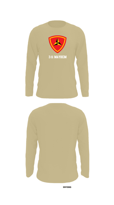 3/11 Mayhem 49305412 Long Sleeve Performance Shirt 92