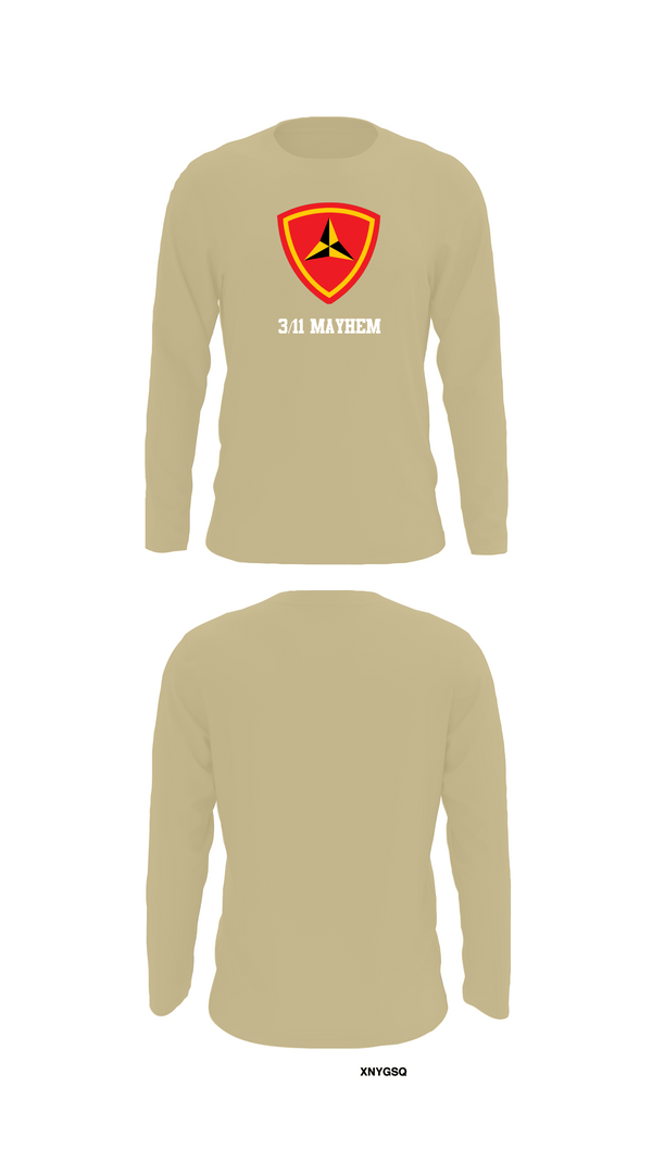Long Sleeve Performance Shirt, 3/11 Mayhem, , Teamtime, Team time, sublimation, custom sports apparel, team uniforms, spirit wear, spiritwear, sports uniforms, custom shirts, team store, custom team store, fundraiser sports, apparel fundraiser
