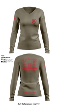 B 104th 60756364 Women's Long Sleeve V-neck Shirt - 11