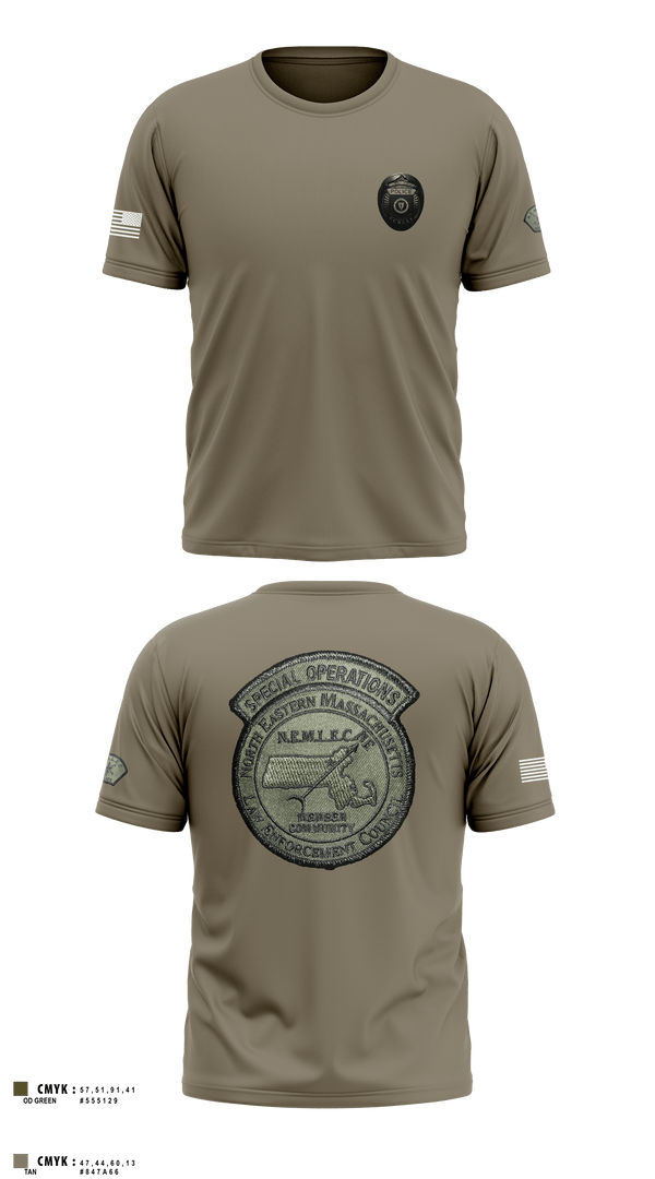 Old School Cotton Feel Shirt, NEMLEC SWAT, , Teamtime, Team time, sublimation, custom sports apparel, team uniforms, spirit wear, spiritwear, sports uniforms, custom shirts, team store, custom team store, fundraiser sports, apparel fundraiser