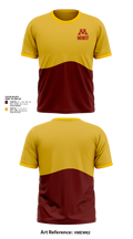 Minot High Majettes Track & Field 57491282 Short Sleeve Performance Shirt - 1