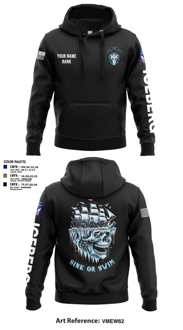Hoodie, HQ, 95th CM CO, Army, Teamtime, Team time, sublimation, custom sports apparel, team uniforms, spirit wear, spiritwear, sports uniforms, custom shirts, team store, custom team store, fundraiser sports, apparel fundraiser