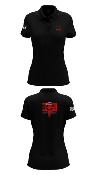 Womens Short Sleeve Performance Polo, CESD Bravo 35th Engineer Battalion, , Teamtime, Team time, sublimation, custom sports apparel, team uniforms, spirit wear, spiritwear, sports uniforms, custom shirts, team store, custom team store, fundraiser sports, apparel fundraiser