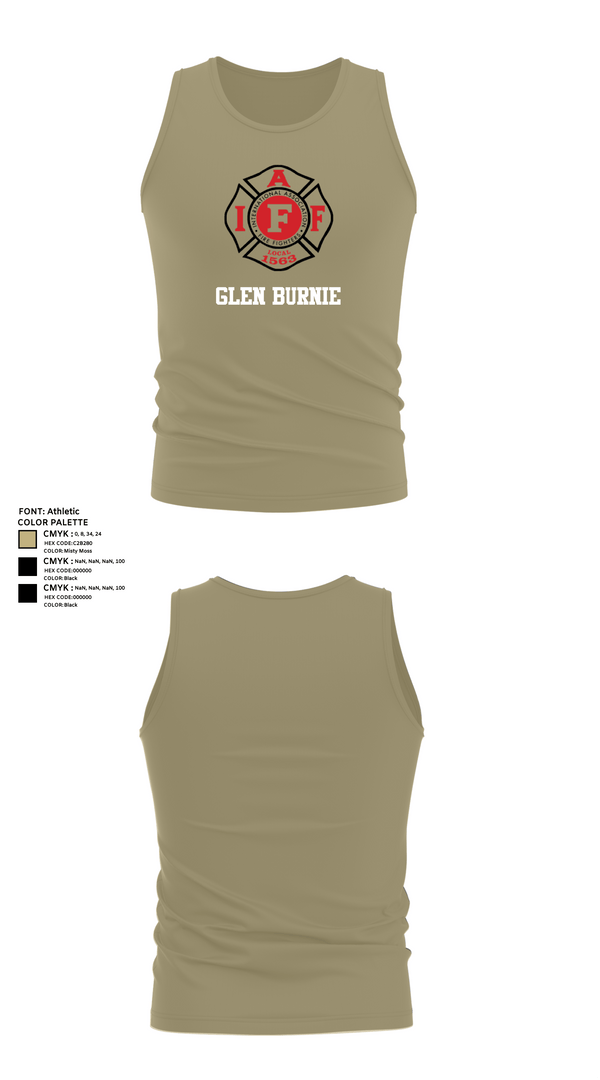 Tank Top, Glen Burnie, Fire Department, Teamtime, Team time, sublimation, custom sports apparel, team uniforms, spirit wear, spiritwear, sports uniforms, custom shirts, team store, custom team store, fundraiser sports, apparel fundraiser