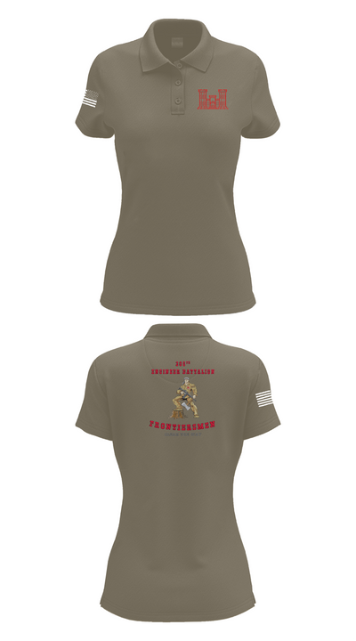206th EN BN 40191270 Women's Short Sleeve Performance Polo  - 75