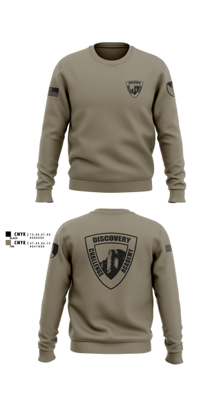 Crew Neck Sweatshirt, Discovery ChalleNGe Academy, , Teamtime, Team time, sublimation, custom sports apparel, team uniforms, spirit wear, spiritwear, sports uniforms, custom shirts, team store, custom team store, fundraiser sports, apparel fundraiser