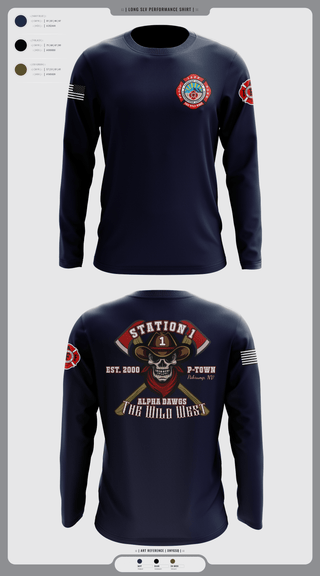 Long Sleeve Performance Shirt, PVFR, Fire Department, Teamtime, Team time, sublimation, custom sports apparel, team uniforms, spirit wear, spiritwear, sports uniforms, custom shirts, team store, custom team store, fundraiser sports, apparel fundraiser