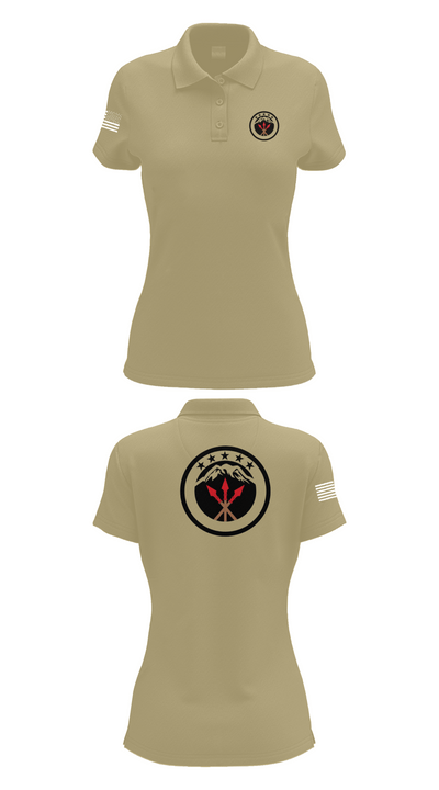 593rd esc 84588432 Women's Short Sleeve Performance Polo  - 95