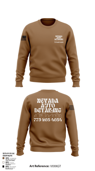 Crew Neck Sweatshirt, Nevada auto detailing, , Teamtime, Team time, sublimation, custom sports apparel, team uniforms, spirit wear, spiritwear, sports uniforms, custom shirts, team store, custom team store, fundraiser sports, apparel fundraiser