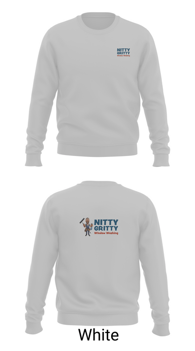 Nitty Gritty Window washing 58808848 Crew Neck Sweatshirt - 2