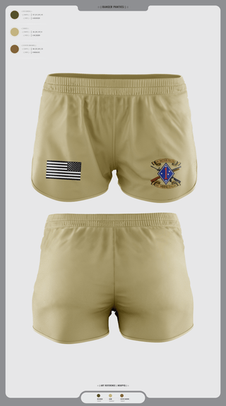 Ranger Panties, 1LAR, Marines, Teamtime, Team time, sublimation, custom sports apparel, team uniforms, spirit wear, spiritwear, sports uniforms, custom shirts, team store, custom team store, fundraiser sports, apparel fundraiser