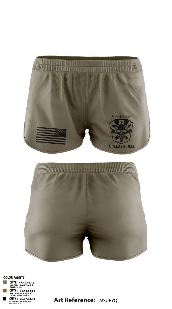 Ranger Panties, 3666 Support Maintenance Company, , Teamtime, Team time, sublimation, custom sports apparel, team uniforms, spirit wear, spiritwear, sports uniforms, custom shirts, team store, custom team store, fundraiser sports, apparel fundraiser