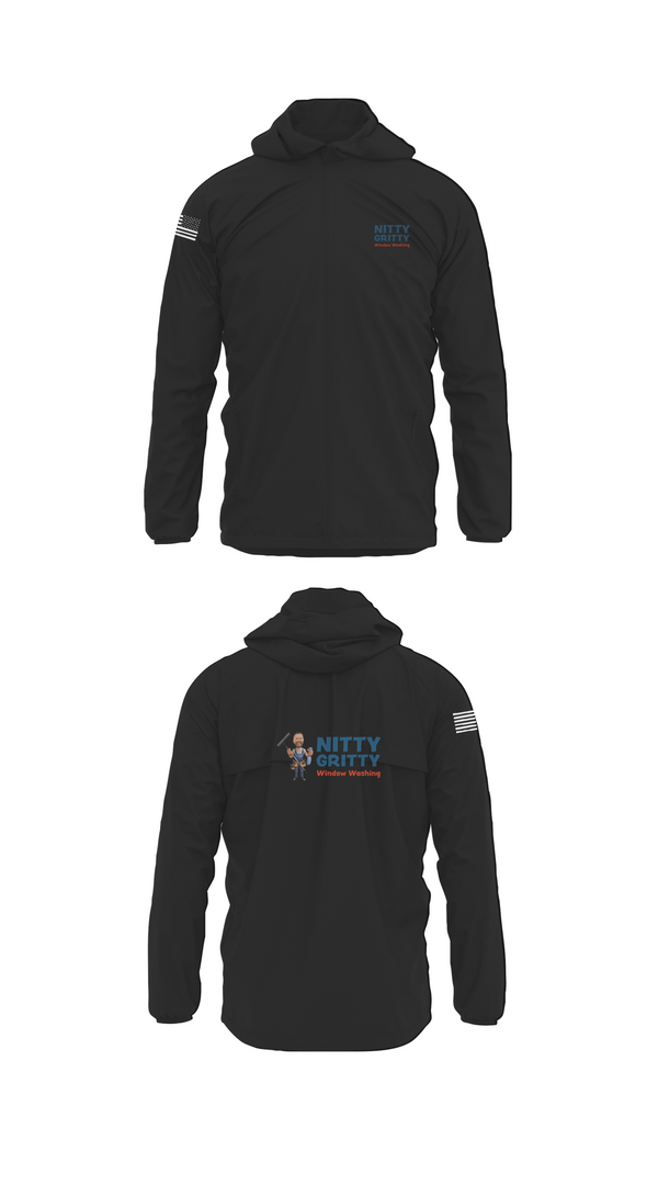 Windbreaker, Nitty Gritty Window washing, , Teamtime, Team time, sublimation, custom sports apparel, team uniforms, spirit wear, spiritwear, sports uniforms, custom shirts, team store, custom team store, fundraiser sports, apparel fundraiser
