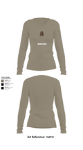 MUSTACHE 86591925 Women's Long Sleeve V-neck Shirt - 62