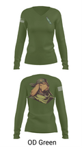Supply Chain Management 82795963 Women's Long Sleeve V-neck Shirt - 57