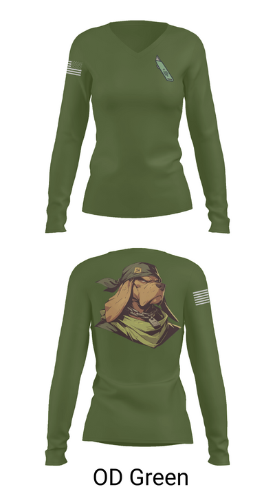 Supply Chain Management 82795963 Women's Long Sleeve V-neck Shirt - 57