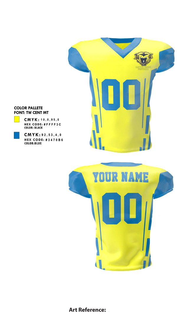 Football Jersey, Battle Creek Central Bearcats Flag Football, Track & Field, Teamtime, Team time, sublimation, custom sports apparel, team uniforms, spirit wear, spiritwear, sports uniforms, custom shirts, team store, custom team store, fundraiser sports, apparel fundraiser