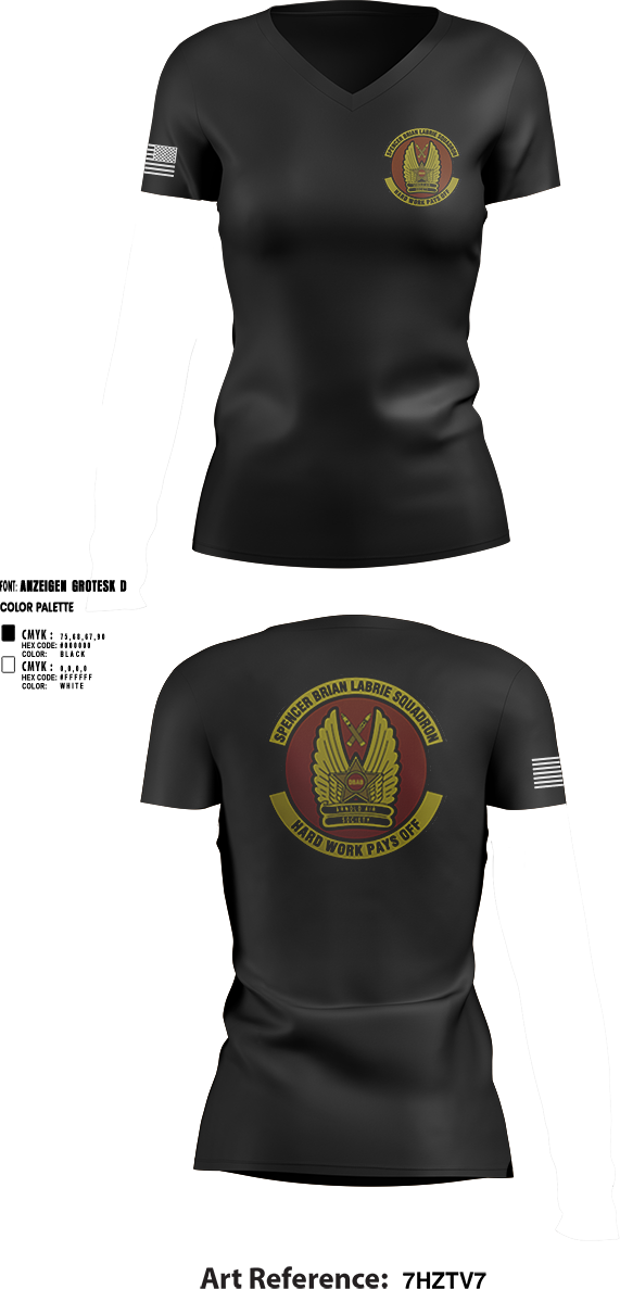 Womens Short Sleeve Vneck Shirt, Spencer Brian LaBrie Squadron, , Teamtime, Team time, sublimation, custom sports apparel, team uniforms, spirit wear, spiritwear, sports uniforms, custom shirts, team store, custom team store, fundraiser sports, apparel fundraiser
