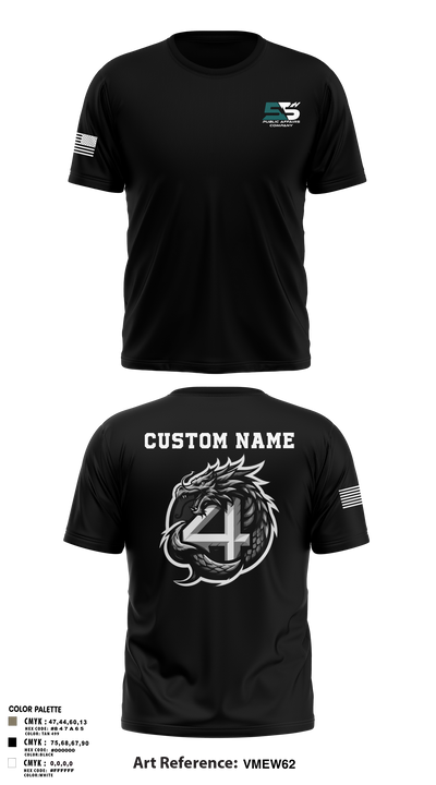 55th COMCAM 4th PLT 68871269 Short Sleeve Performance Shirt - 103