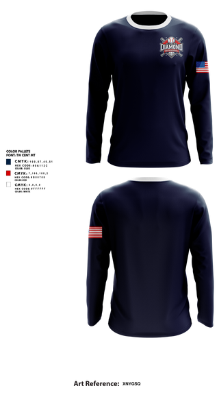 Long Sleeve Performance Shirt, Alabama Dixie Youth Baseball, Baseball, Teamtime, Team time, sublimation, custom sports apparel, team uniforms, spirit wear, spiritwear, sports uniforms, custom shirts, team store, custom team store, fundraiser sports, apparel fundraiser