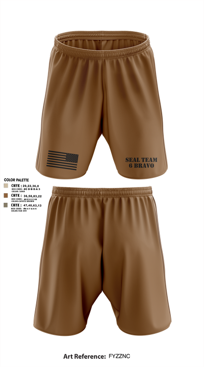 seal team 6 bravo 34362498 Athletic Shorts With Pockets - 2