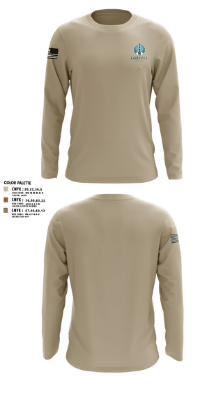 Long Sleeve Performance Shirt, Grizzly bay area, , Teamtime, Team time, sublimation, custom sports apparel, team uniforms, spirit wear, spiritwear, sports uniforms, custom shirts, team store, custom team store, fundraiser sports, apparel fundraiser