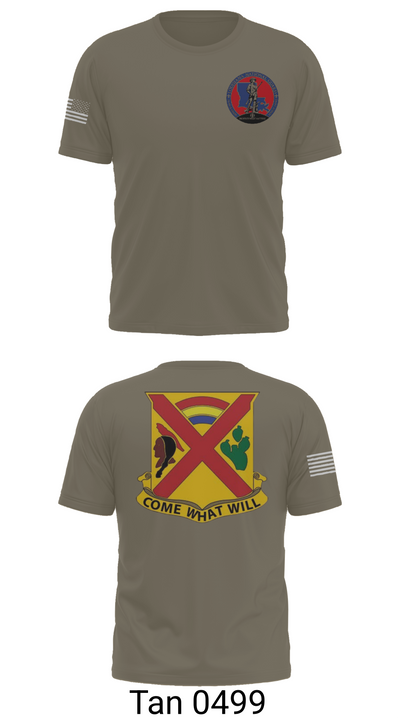 Charley troop 2-108 CAV 33316254 Short Sleeve Performance Shirt - 72