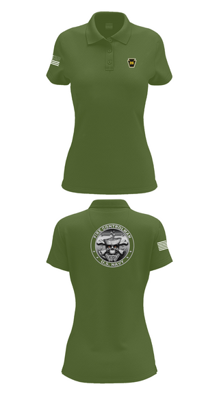 Womens Short Sleeve Performance Polo, Fire Controlman, Navy, Teamtime, Team time, sublimation, custom sports apparel, team uniforms, spirit wear, spiritwear, sports uniforms, custom shirts, team store, custom team store, fundraiser sports, apparel fundraiser