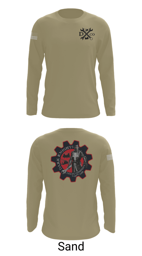 Long Sleeve Performance Shirt, D Co. 2-158th AHB, , Teamtime, Team time, sublimation, custom sports apparel, team uniforms, spirit wear, spiritwear, sports uniforms, custom shirts, team store, custom team store, fundraiser sports, apparel fundraiser