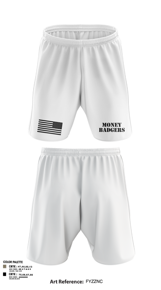 Athletic Shorts With Pockets, MONEY BADGERS, , Teamtime, Team time, sublimation, custom sports apparel, team uniforms, spirit wear, spiritwear, sports uniforms, custom shirts, team store, custom team store, fundraiser sports, apparel fundraiser
