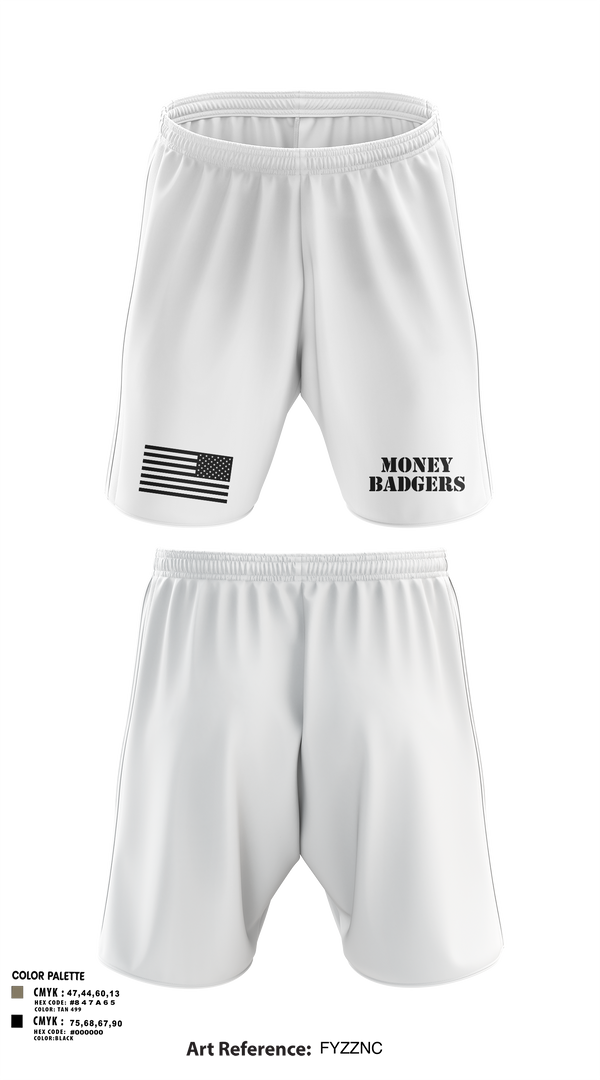 Athletic Shorts With Pockets, MONEY BADGERS, , Teamtime, Team time, sublimation, custom sports apparel, team uniforms, spirit wear, spiritwear, sports uniforms, custom shirts, team store, custom team store, fundraiser sports, apparel fundraiser