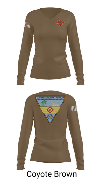 2nd MAW 13014265 Women's Long Sleeve V-neck Shirt - 17
