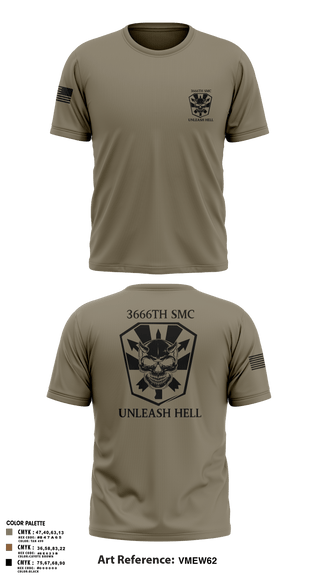 Short Sleeve Performance Shirt, 3666 Support Maintenance Company, , Teamtime, Team time, sublimation, custom sports apparel, team uniforms, spirit wear, spiritwear, sports uniforms, custom shirts, team store, custom team store, fundraiser sports, apparel fundraiser