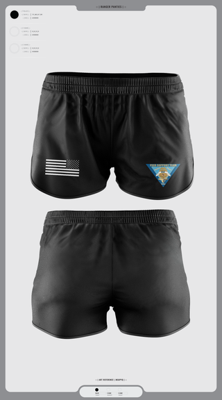 Ranger Panties, Montgomery County Police Peer Support Team, Police, Teamtime, Team time, sublimation, custom sports apparel, team uniforms, spirit wear, spiritwear, sports uniforms, custom shirts, team store, custom team store, fundraiser sports, apparel fundraiser